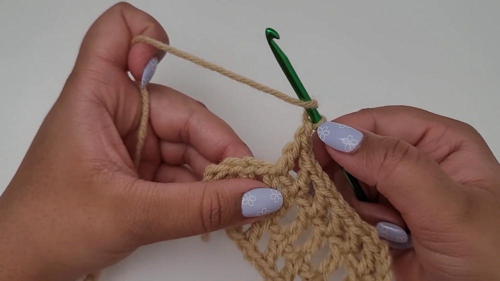 Easy Crochet Mesh Pouch Pattern 2