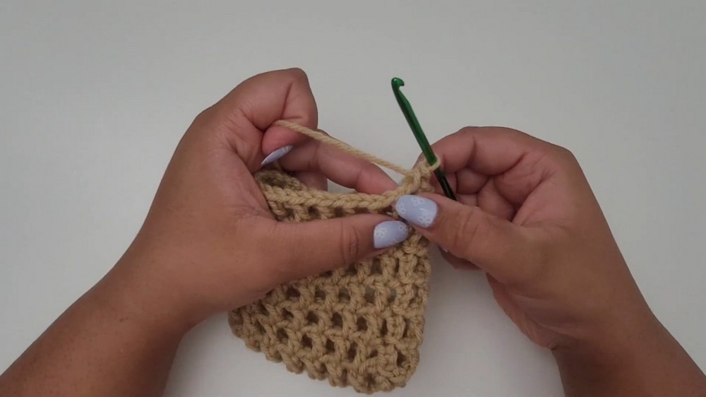 Easy Crochet Mesh Pouch Pattern 3