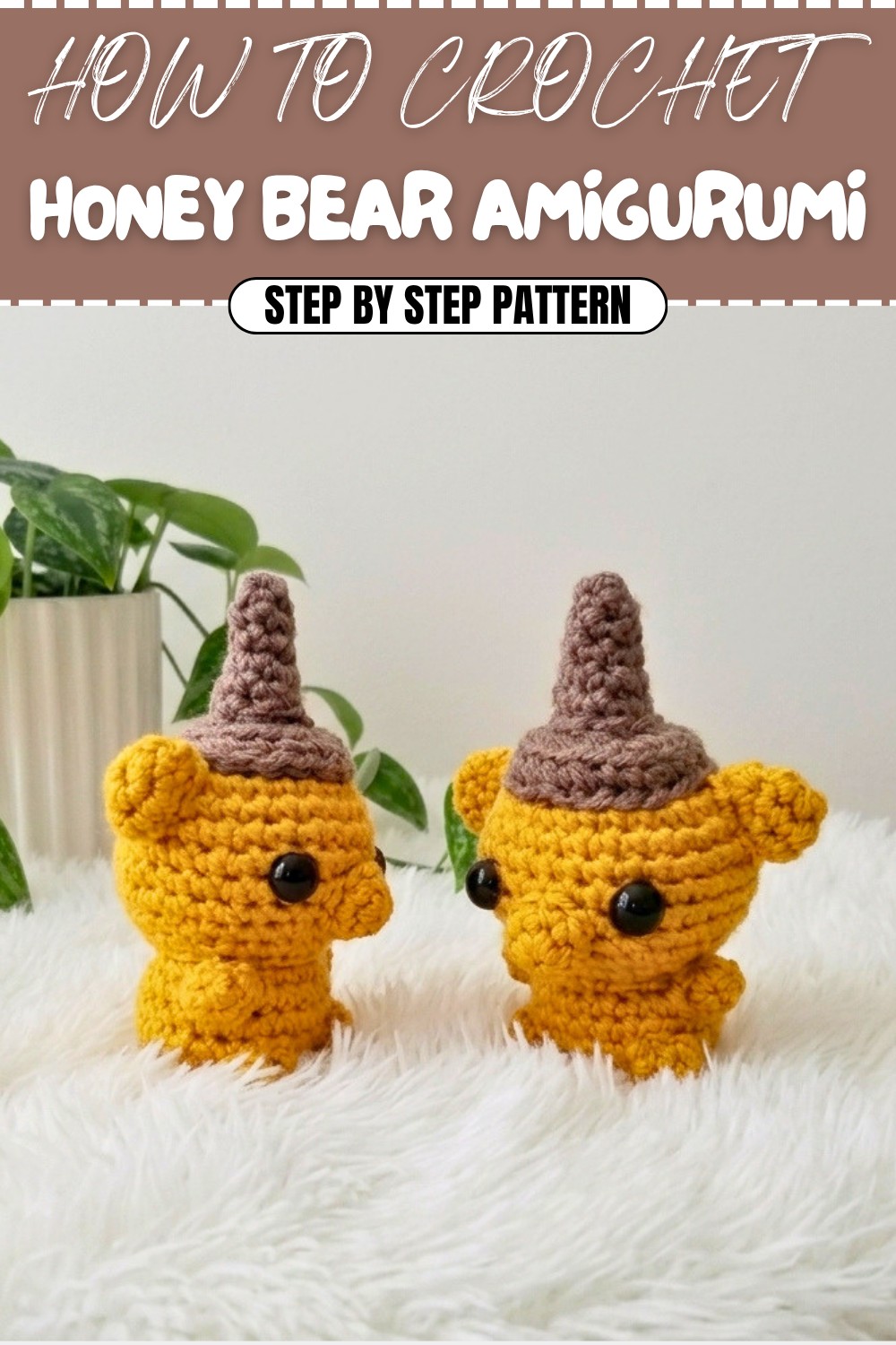 Free Crochet Honey Bear Amigurumi Pattern