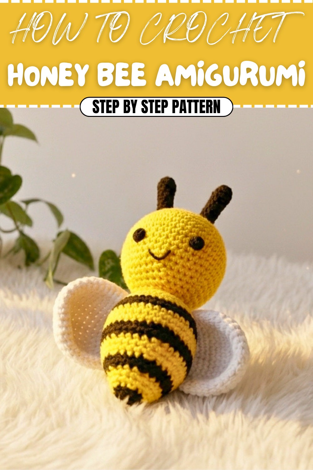 Free Crochet Honey Bee Amigurumi Pattern