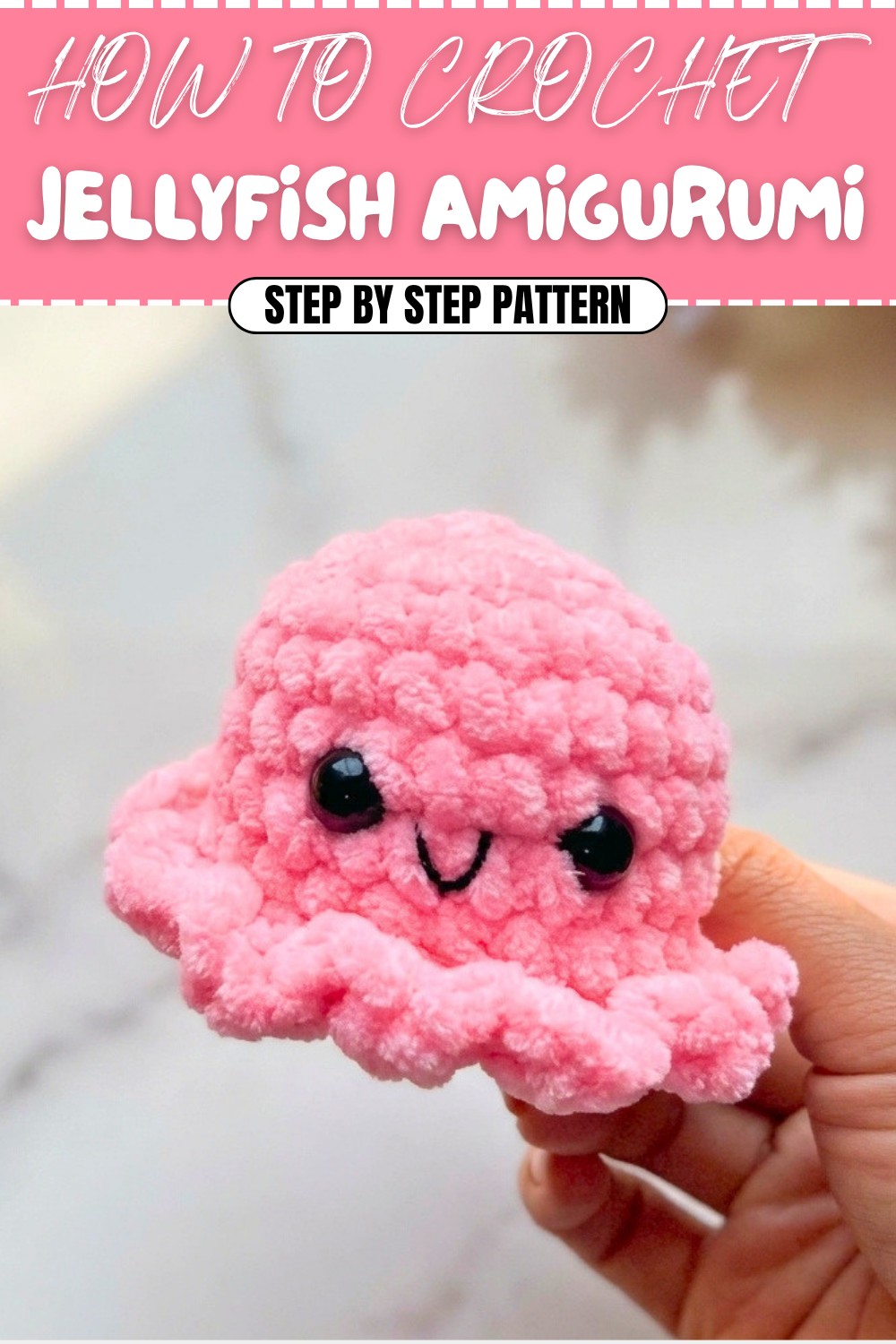 Free Crochet Jellyfish Amigurumi Pattern