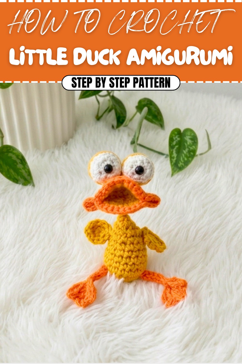 Free Crochet Little Duck Amigurumi Pattern