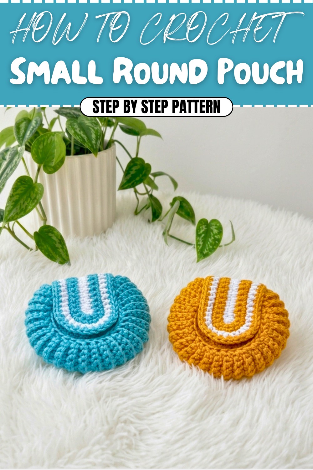 Free Crochet Small Round Pouch Pattern
