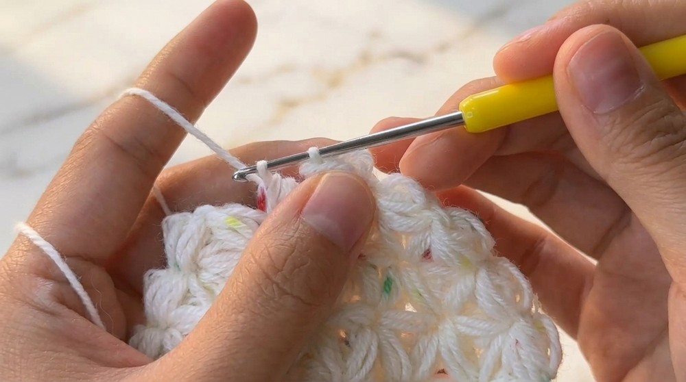 Jasmine Stitch Crochet Coaster Pattern 5