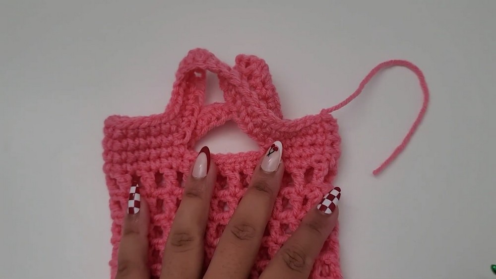 Quick Crochet Mesh Tote Bag Pattern 5