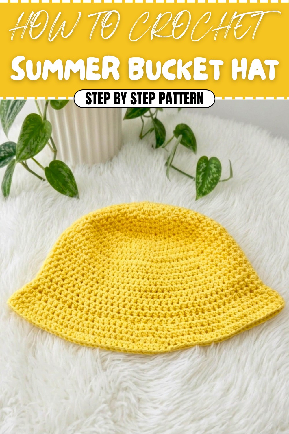 Summer Crochet Bucket Hat Pattern (1)