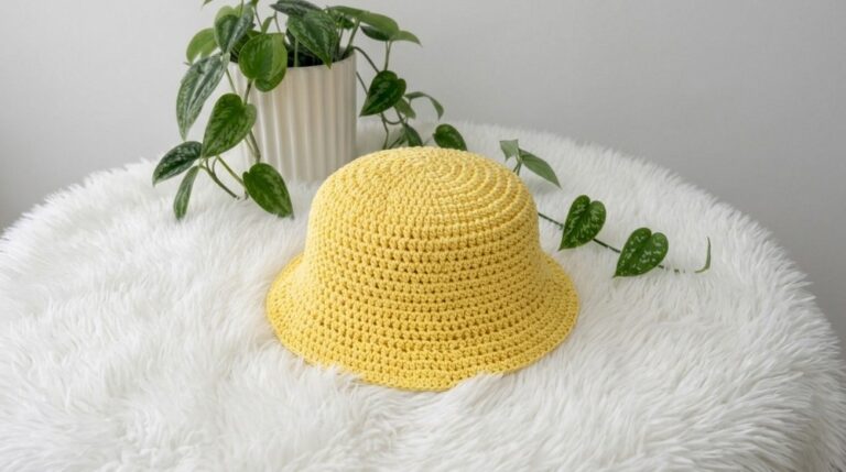 Summer Crochet Bucket Hat Pattern 6