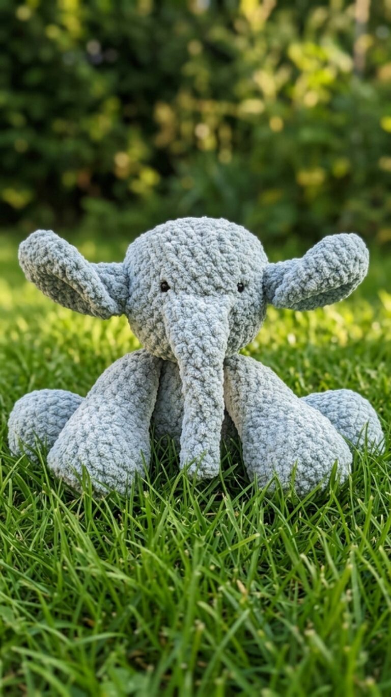 Super Crochet Elephant Amigurumi Pattern 7