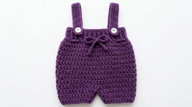 Amazing Crochet Baby Romper Pattern 7