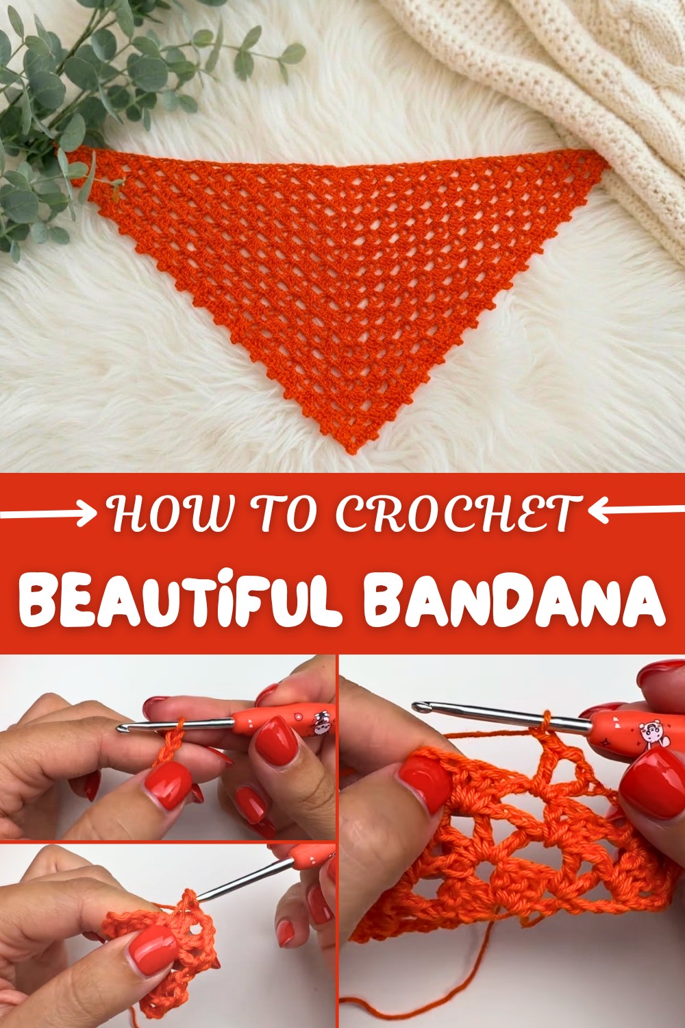 Beautiful Crochet Bandana Pattern