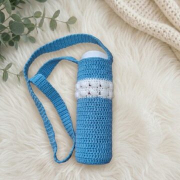 Beautiful Crochet Bottle Holder Pattern 6
