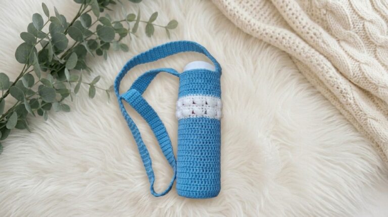 Beautiful Crochet Bottle Holder Pattern 6