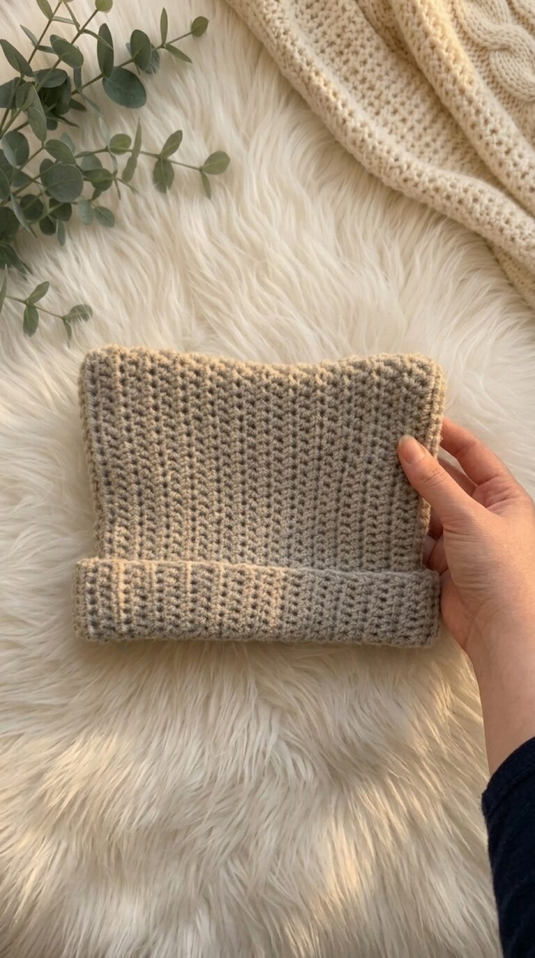 Beautiful Crochet Cat Beanie Pattern 6