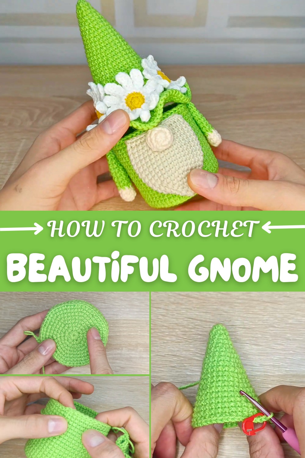 Beautiful Crochet Gnome Pattern