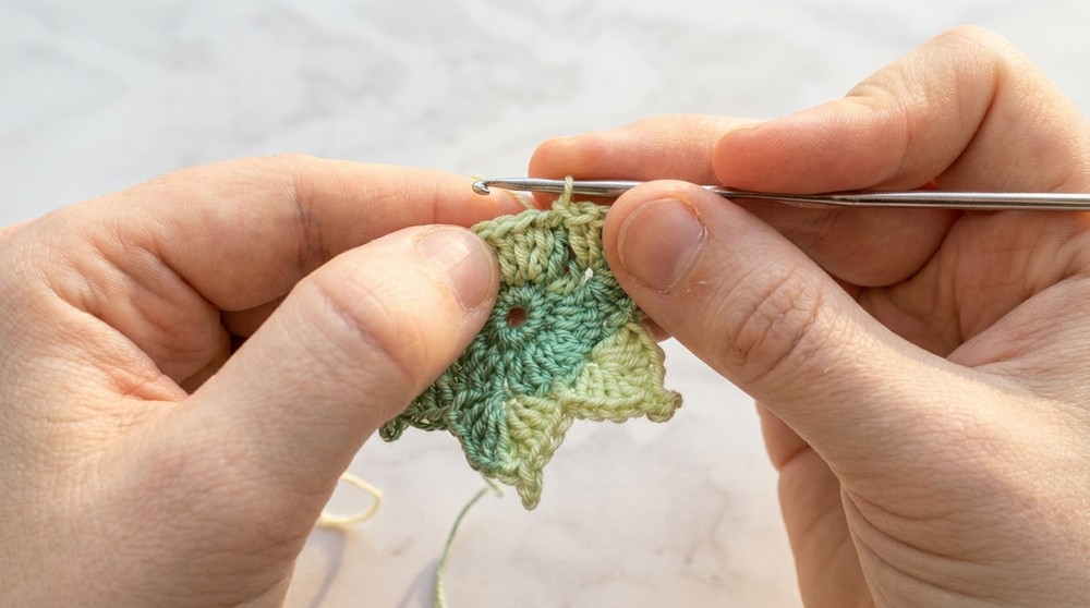 Beautiful Crochet Leaves Pattern 4