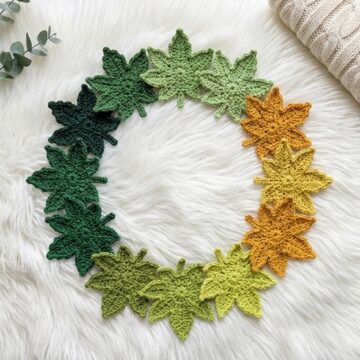 Beautiful Crochet Leaves Pattern 6