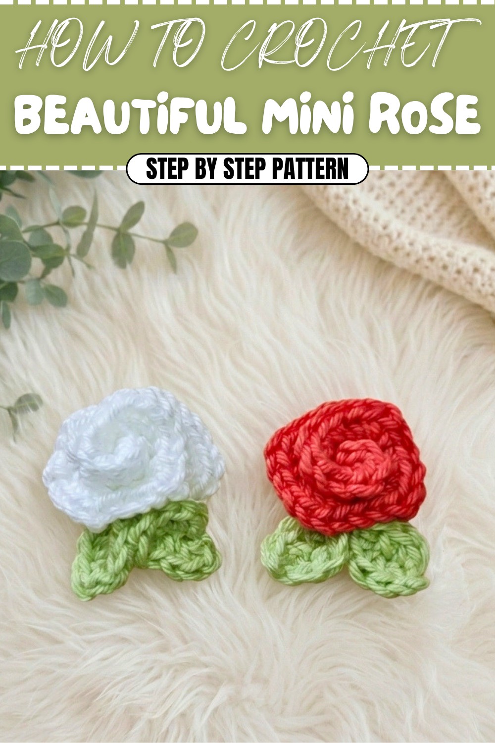 Beautiful Crochet Mini Rose Pattern (1)