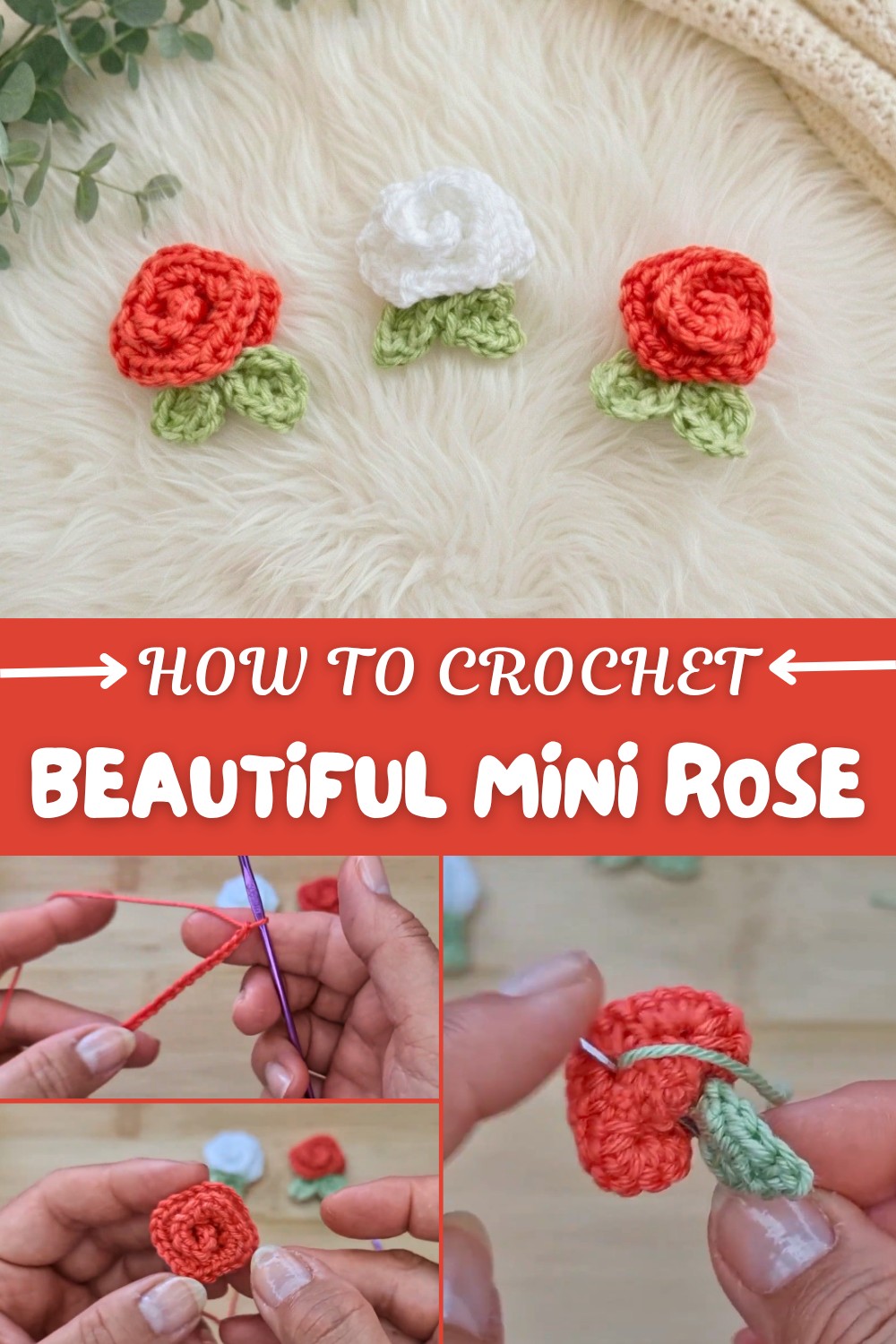 Beautiful Crochet Mini Rose Pattern