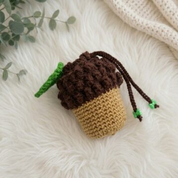 Crochet Acorn Backpack Pattern 7