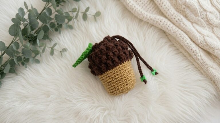Crochet Acorn Backpack Pattern 7