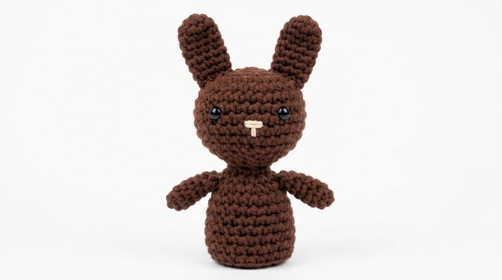 Crochet Amigurumi Desk Bunny Pattern 6