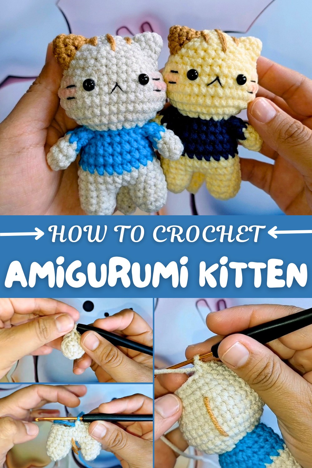 Crochet Amigurumi Kitten Pattern