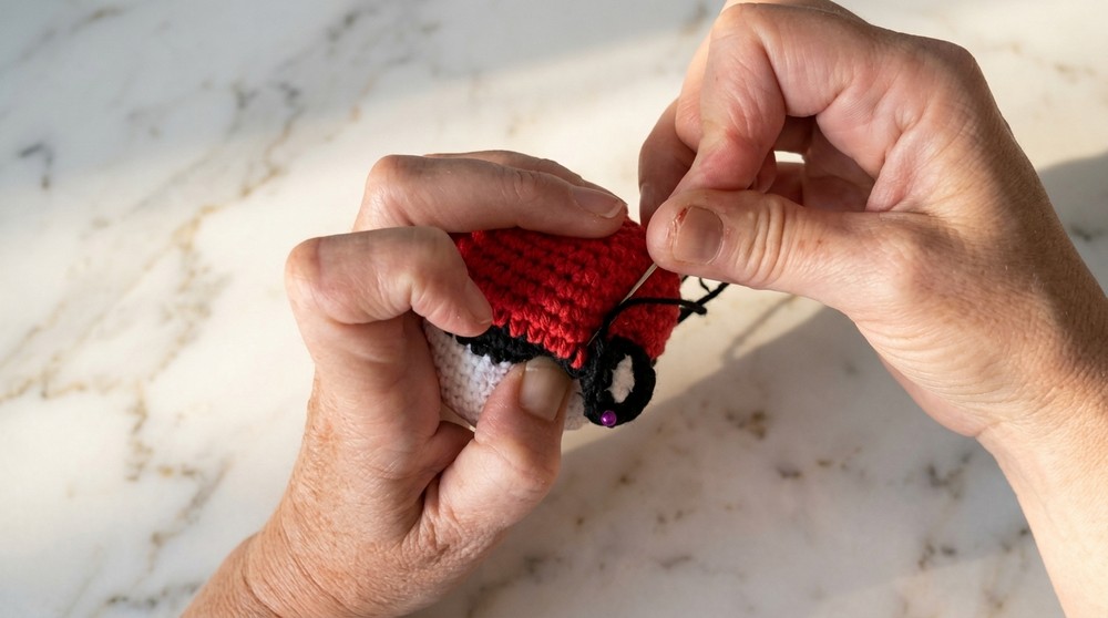 Crochet Amigurumi Pokemon Ball Pattern 5