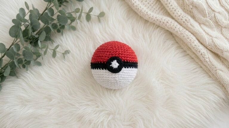 Crochet Amigurumi Pokemon Ball Pattern 6