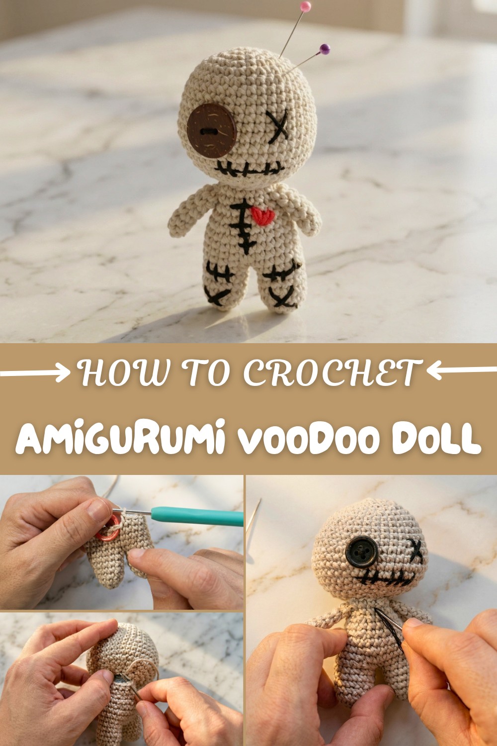 Crochet Amigurumi Voodoo Doll Pattern