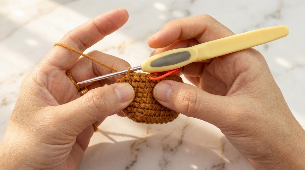 Crochet An Owl In A Wizard Hat Pattern 3