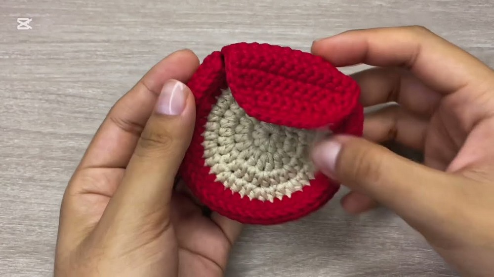 Crochet Apple Coin Purse Pattern 5