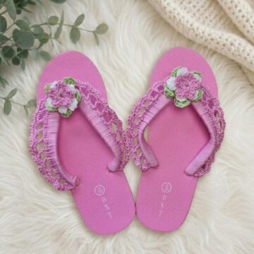 Crochet Around Flip Flops Pattern 7