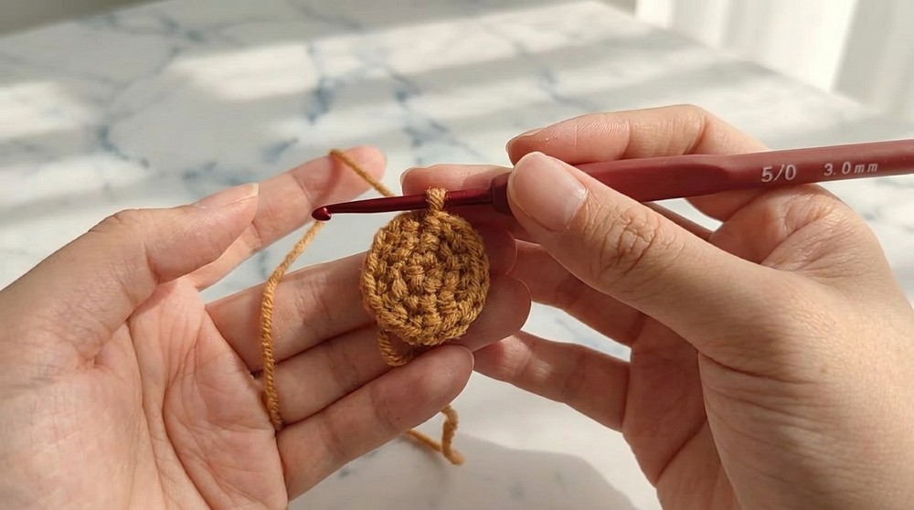 Crochet Avocado Keychain Pattern 2