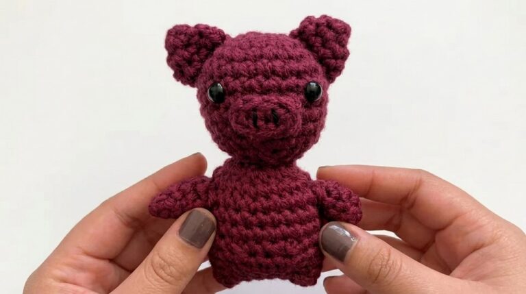 Crochet Baby Piglet Amigurumi Pattern 8