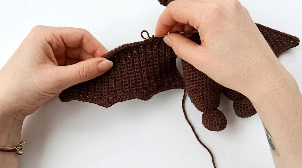 Crochet Bat Amigurumi Pattern 6