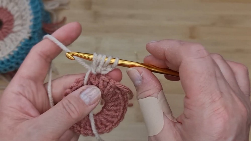 Crochet Boho Toilet Roll Holder Pattern 2
