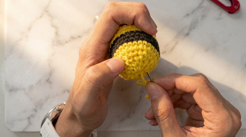 Crochet Bumblebee Amigurumi Pattern 5