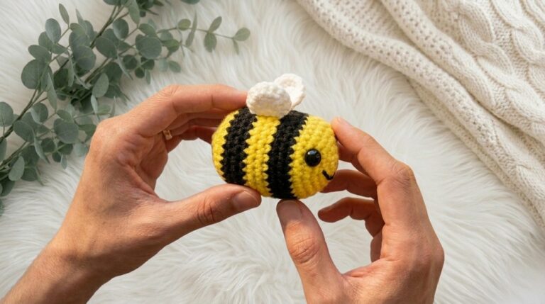 Crochet Bumblebee Amigurumi Pattern 7