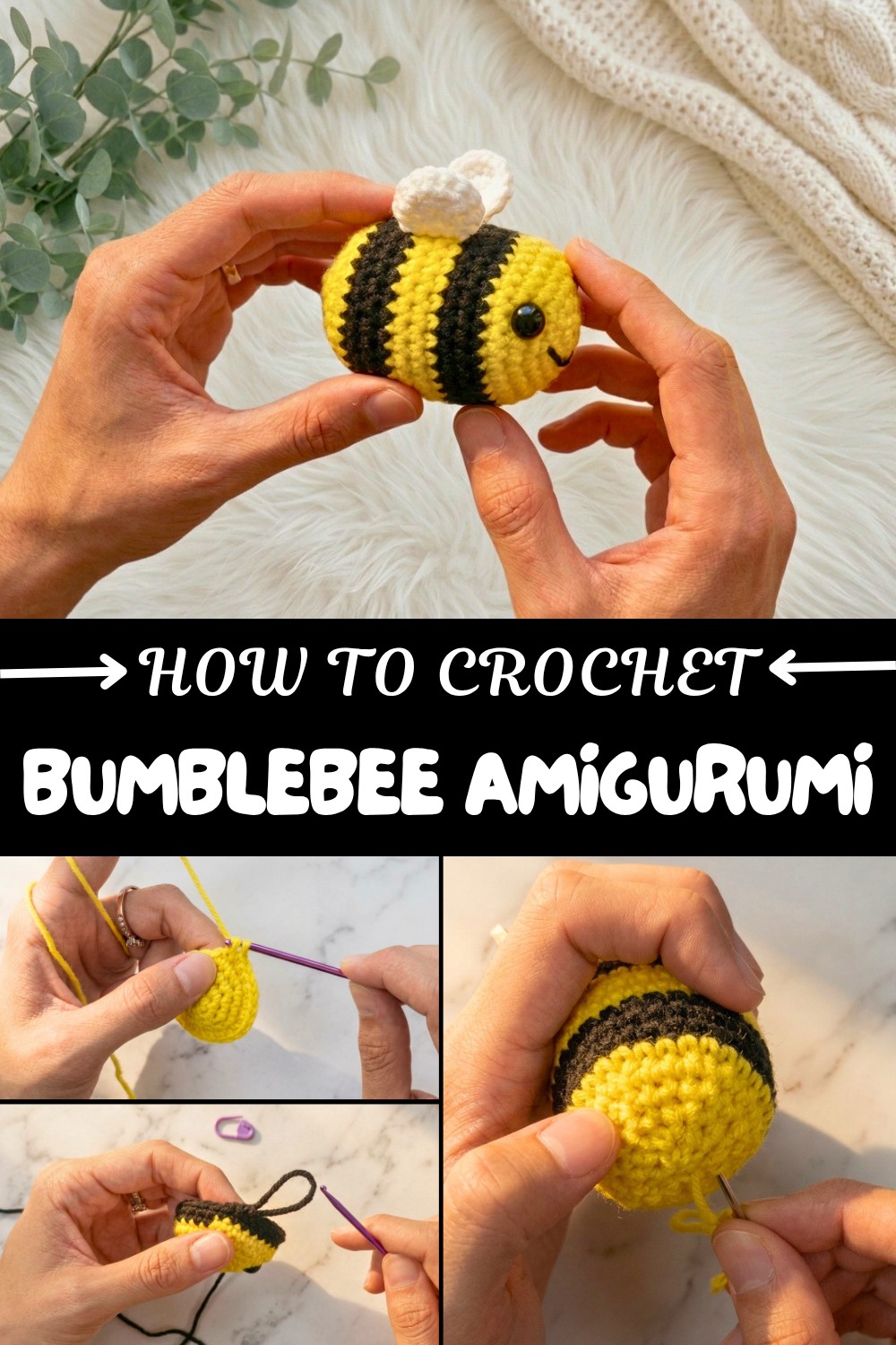 Crochet Bumblebee Amigurumi Pattern