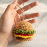 Crochet Burger Keychain Pattern 6