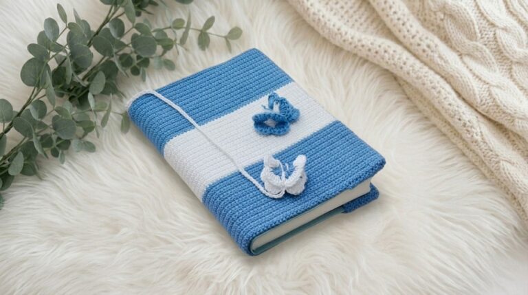 Crochet Butterfly Book Cover Pattern 7