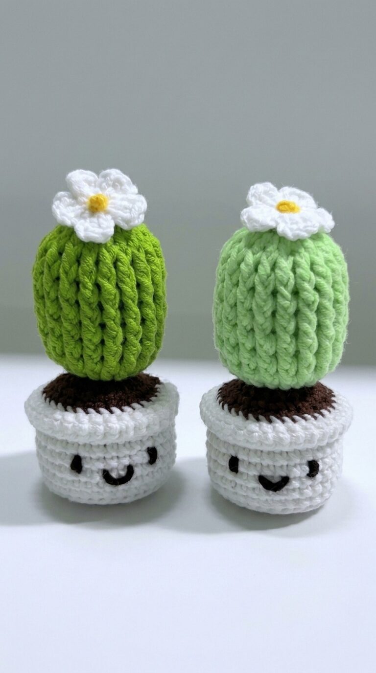 Crochet Cactus Amigurumi Pattern 8