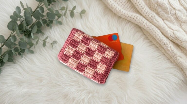 Crochet Card Holder Wallet Pattern 6