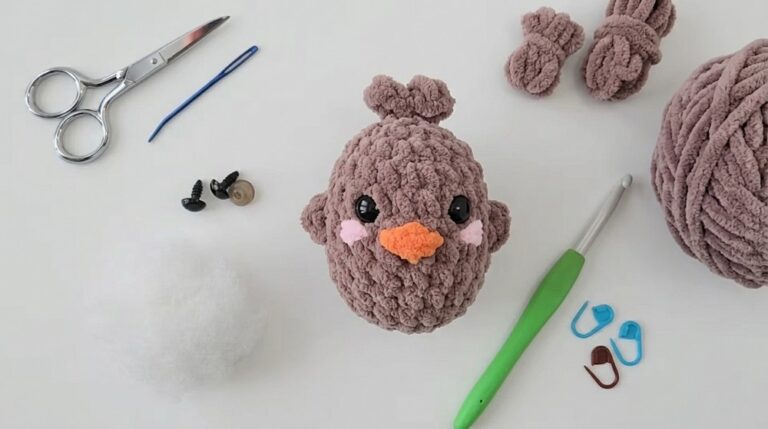 Crochet Chick Amigurumi Pattern 6