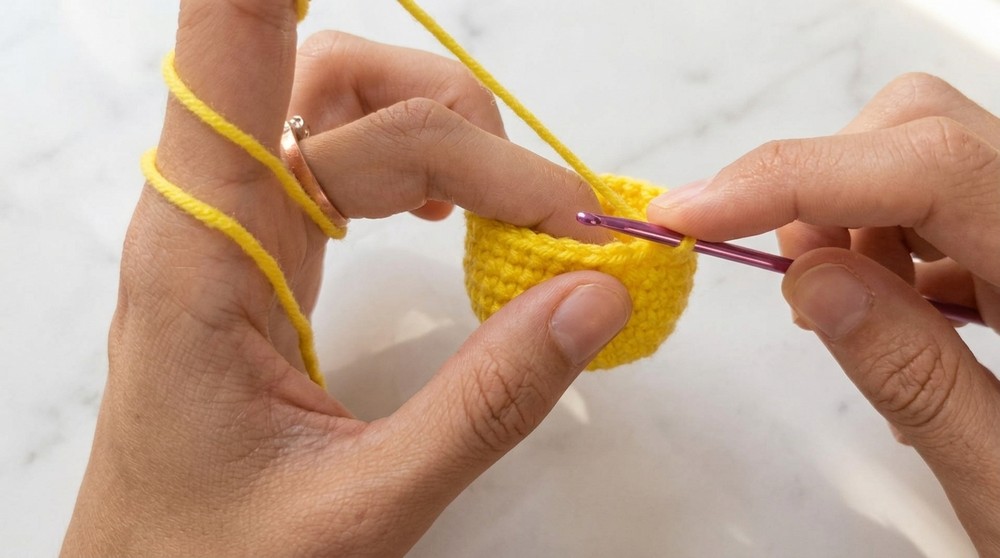 Crochet Chick Keychain Amigurumi Pattern 3