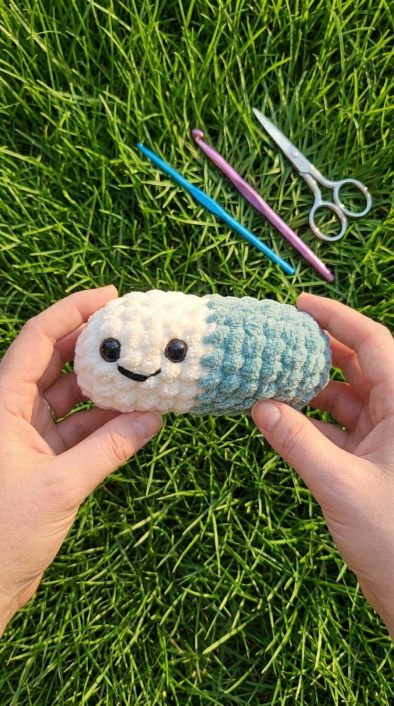 Crochet Chill Pill Amigurumi Pattern 7