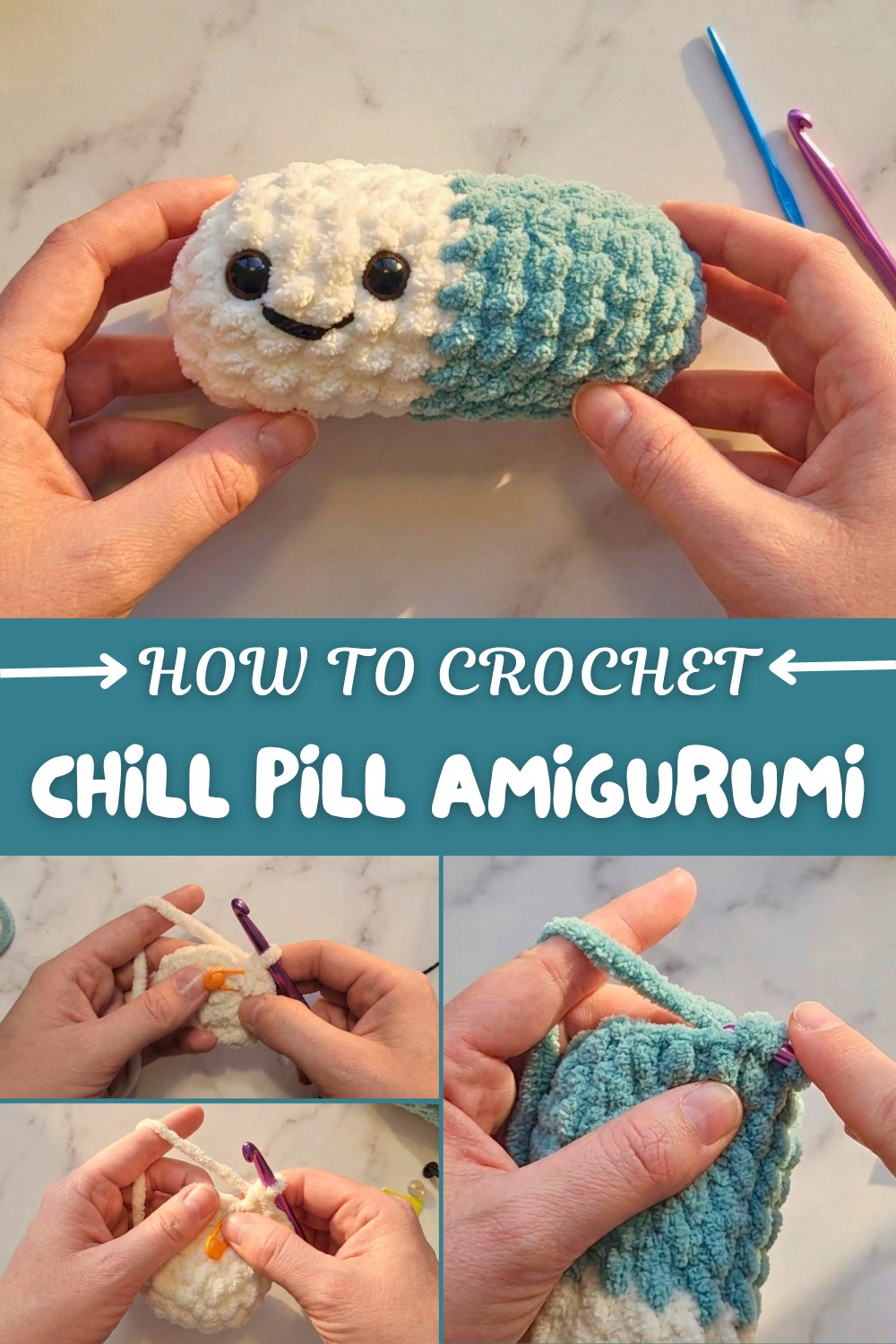 Crochet Chill Pill Amigurumi Pattern