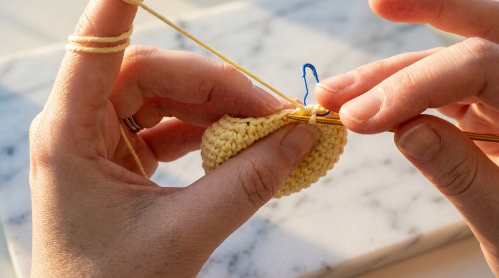 Crochet Christmas Bauble Pattern 3