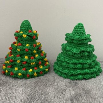 Crochet Christmas Tree With Baubles Pattern 6