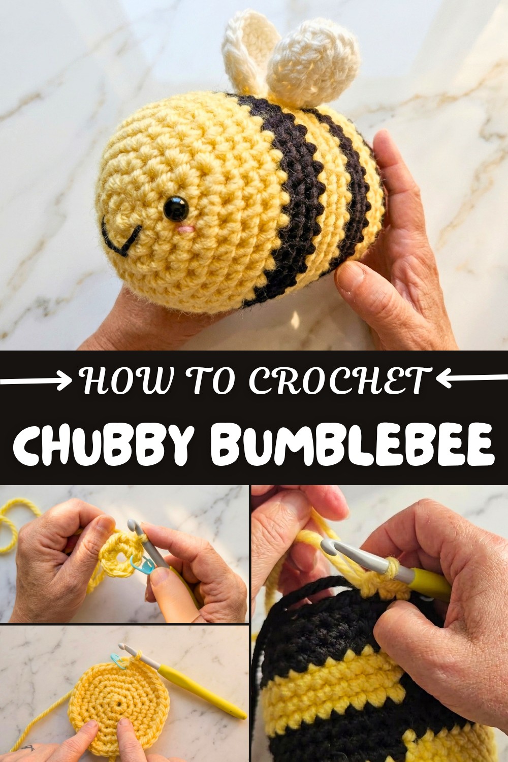 Crochet Chubby Bumblebee Pattern